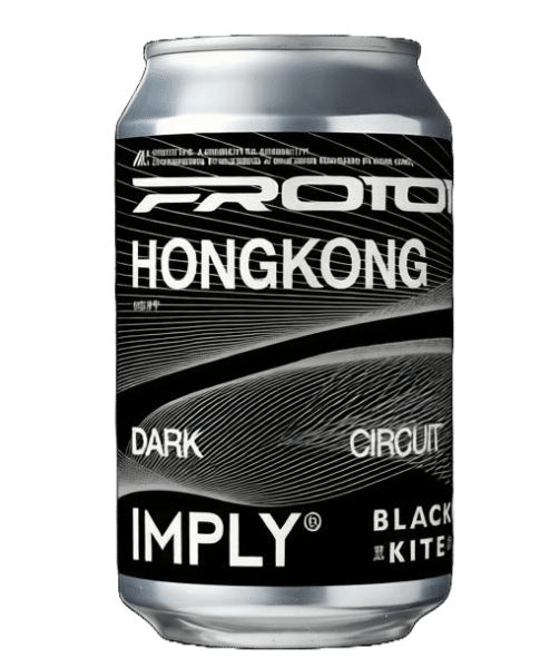 Black Kite x IMPLY "Dark Circuit" Black IPA