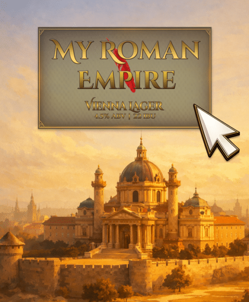 Alternative view of My Roman Empire Vienna Lager